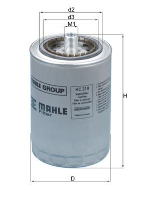 HC5 Mahle Original Фільтр гідравлічної системи